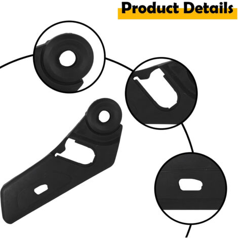 Embellecedor del interruptor del asiento del conductor izquierdo 1RX04XDVAB Panel decorativo negro, Caliber 2010-2012