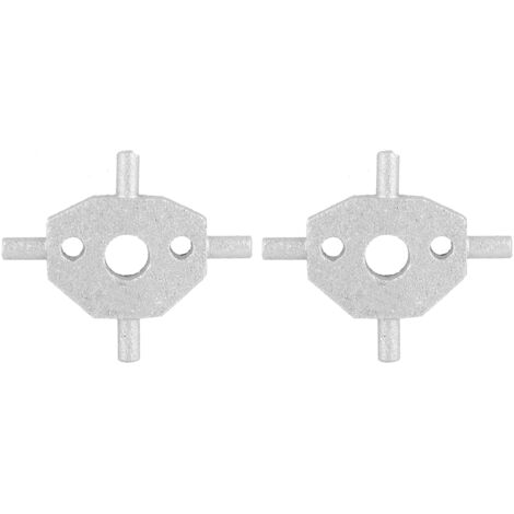 Pivote de la tapa del lavafaros de aleación de aluminio - Compatible con Jaguar X-Type y S-Type - Kit de 2 piezas