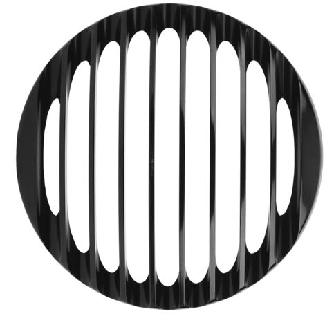 Protector de faro de aluminio negro de 5,75 pulgadas para Harley-Davidson XL883/XL1200 (2004-2014) - Pieza accesoria (1/5)