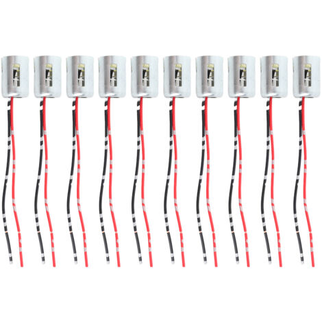 Conector de faros LED para 1157 - Conector de faro de metal y goma mejorado - Juego de 10 piezas para vehículos (1/5)