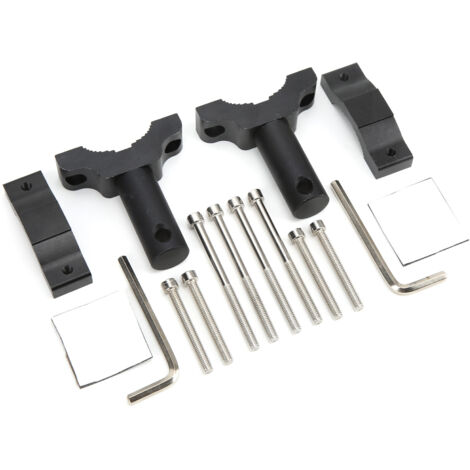 Soporte universal para barra de luz LED - Juego de 2 soportes de montaje de aleación de aluminio CNC para motocicletas, quads y triciclos (1/5)