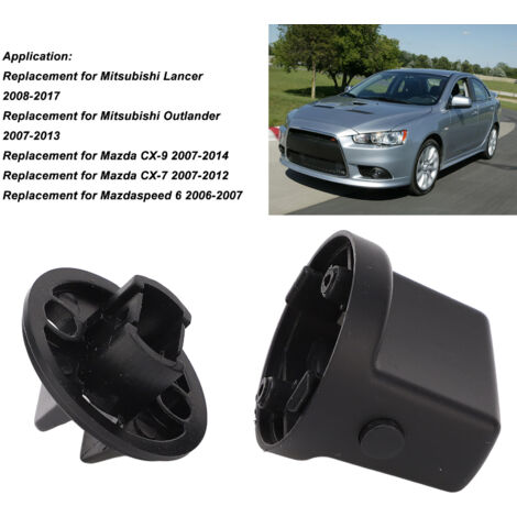 Interruptor de encendido suave y flexible 4408A167, 2 piezas, ABS, compatible con Mitsubishi Lancer 2008-2017 Outlander CX-9