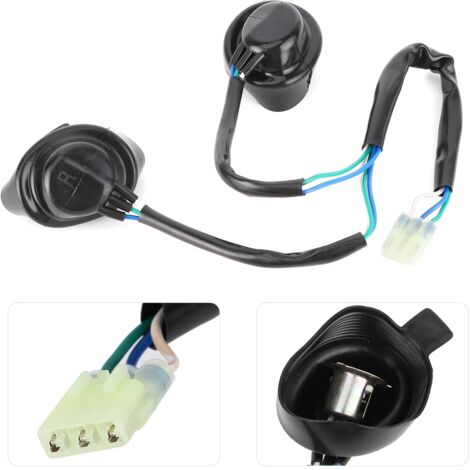 Conector del arnés de faros delanteros 33120-HN1-003 compatible con Honda Sportrax 400 TRX400EX 1999-2004 - Pieza de repuesto directa (1/5)