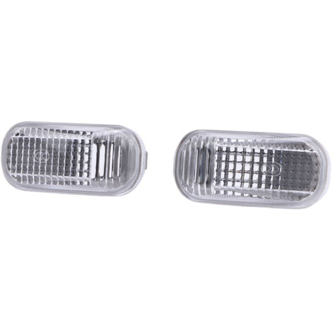 [Juego de dos luces laterales delanteras] - [Modelo 34301 S5H T02/34301 S5A 013] - [Material ABS duradero, blanco] - Compatible con Honda Fit/Jazz, City, Integra DC5 Type R, Stream (1/5)