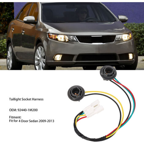 Portalámparas trasero con cableado Cable de luz trasera 92440-1M200 Compatible con Kia Forte II (TD) 4 puertas 2009-2013 (1/5)