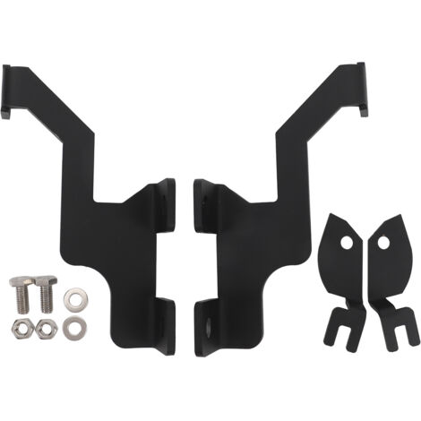 Soportes de montaje para luces LED de capó 612590737497 - Par para Ford SVT Raptor (2010-2014) - Acero tratado, instalación sin taladros, compatible con luces cúbicas de 3 pulgadas (1/5)