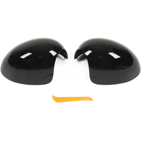 Cubierta de espejo lateral para Mini R55 R56 R57 R58 R59 R60 R61 - Par ABS Negro [51162754913/51162753663] (1/5)