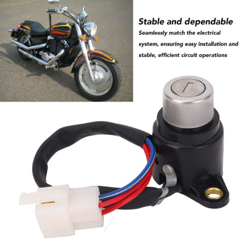 Interruptor de encendido 35100 MCK A00 con 2 llaves - Compatible con Honda VT1100C Shadow Aero Sabre Spirit