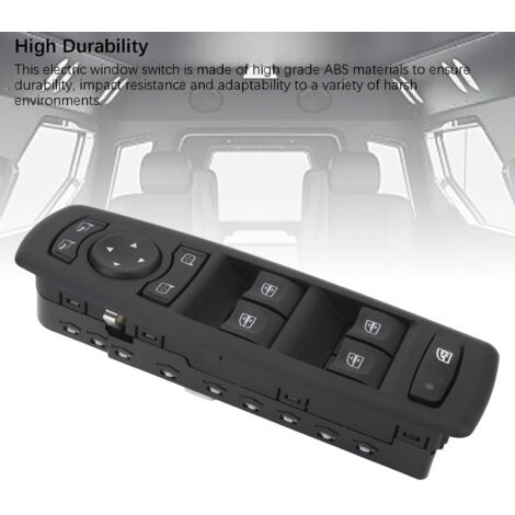 Interruptor principal de elevalunas eléctrico 809610006R para Renault Laguna 2008-2016 (1/5)