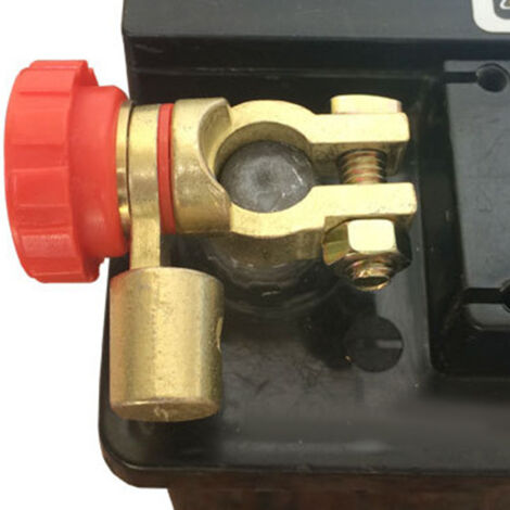 Interruptor universal de desconexión de batería de 12 V con disyuntor de liberación rápida y conexión a prueba de fugas para terminales de automóvil. (1/5)