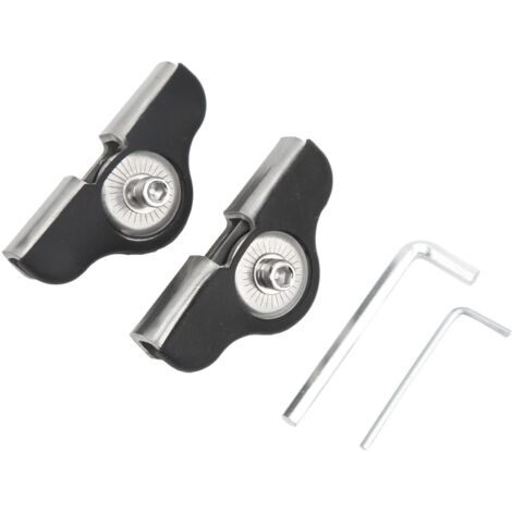 Kit de fijación universal de acero inoxidable 304 para barras y focos LED, 2 piezas, de clip sin necesidad de taladrar. (1/5)