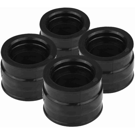 Adaptador de conducto de carburador de 4 piezas para Honda CB650 RC03/05 79-82 - Negro, plástico, Ø4,8 cm (1/5)