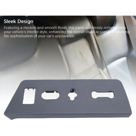 BL3Z 14A706 Cubierta de control del asiento del conductor en plástico ABS gris acero
