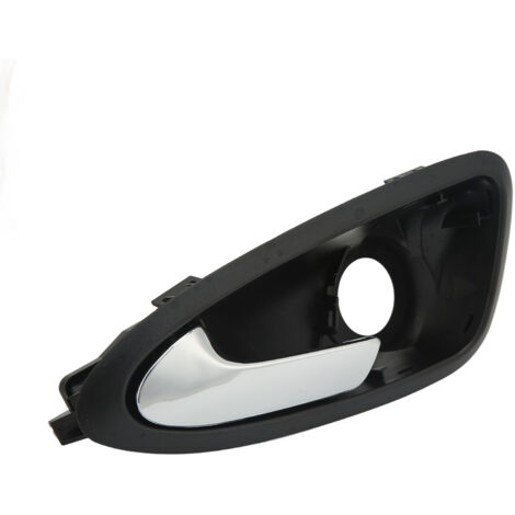 Manilla interior de la puerta del lado del conductor izquierdo - Kit de reparación compatible con SEAT Ibiza 2008-2017 (Tipo 6J, Cromado, ABS) (1/5)