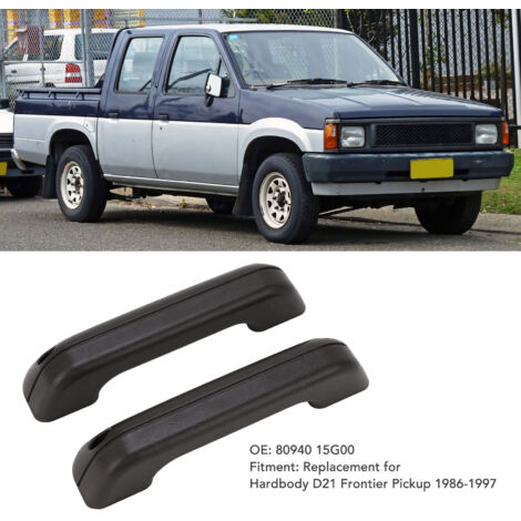 Manija de puerta con reposabrazos - 2 piezas - ABS - 80940 15G00 para Nissan Hardbody / Frontier Pickup 1986-1997 (1/5)