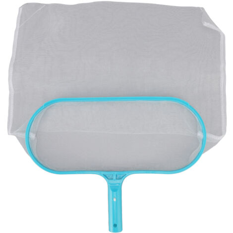 Red recoge-snacks de piscina de nailon verde oscuro con bolsa de malla fina para una limpieza rápida y sencilla. (1/5)