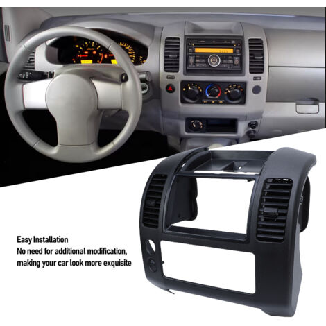 Embellecedor del salpicadero para Nissan Frontier 2005-2020 - Embellecedor de consola central de ABS negro - Repuesto 68259-ZP16C (1/5)