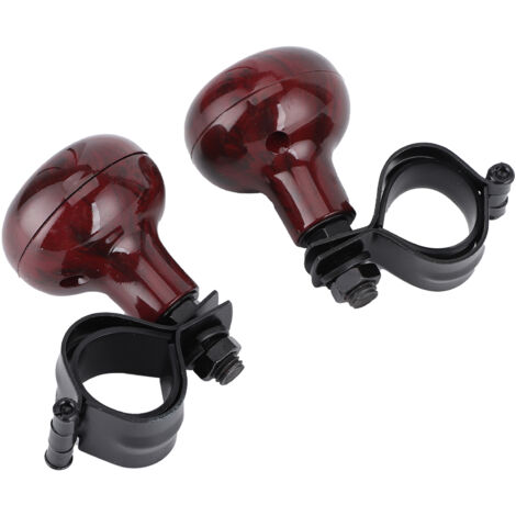 Pomos universales de madera de caoba de 2 piezas para girar el volante - Mango de ayuda para el giro (1/5)