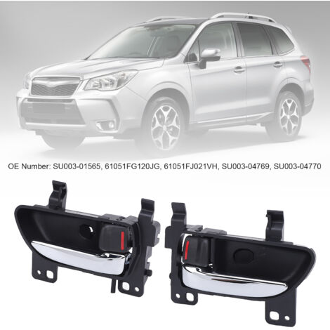 Manija interior de puerta 61051FG120JG para Forester/Impreza/Legacy/Outback/86 (2009-2020) - Par - Diseño deportivo (1/5)