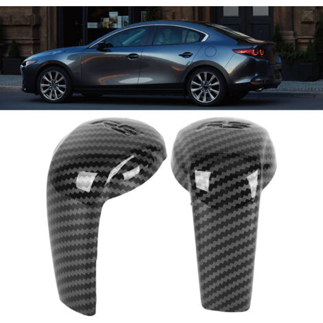 Cubierta para la palanca de cambios de los modelos Mazda CX-5, CX-9, CX-3 y CX-9 de 2014 a 2023. Acabado en ABS carbonizado para mayor protección contra arañazos y fácil instalación. (1/5)