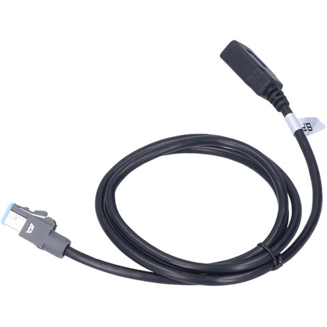 Cable adaptador USB de 4 pines para vehículos Nissan: cable de extensión macho de 102 cm, ABS negro. (1/5)