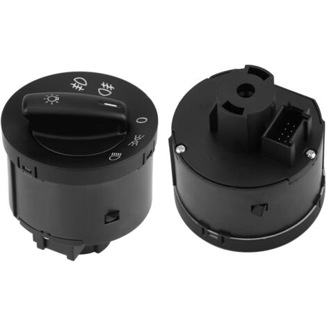 Interruptor de faros antiniebla 1K0941431Q ABS negro para Golf Passat Jetta EOS Touran Caddy (1/5)
