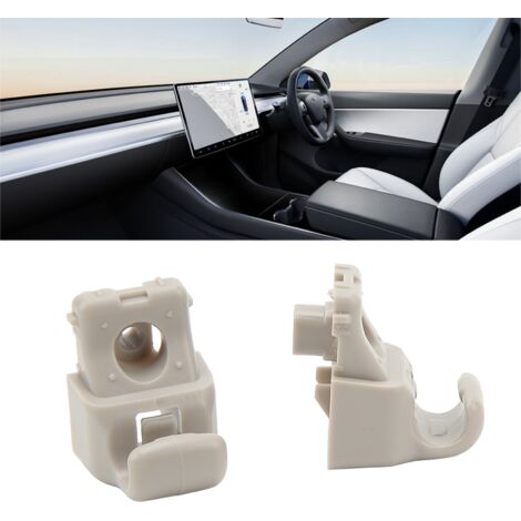 [Kit de clips para parasol] Tesla Model 3 2017-2020, accesorio para parasol de ABS 1130993-00-A