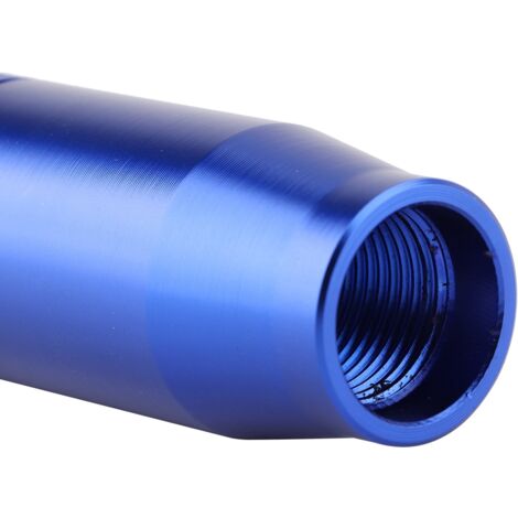 Pomo universal para palanca de cambios manual para modificaciones de automóviles con adaptadores (azul)