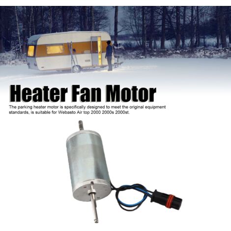 Motor para calefactor de estacionamiento Webasto Air Top 2000/2000s/2000st - 12V/24V 4500 rpm, construcción metálica.