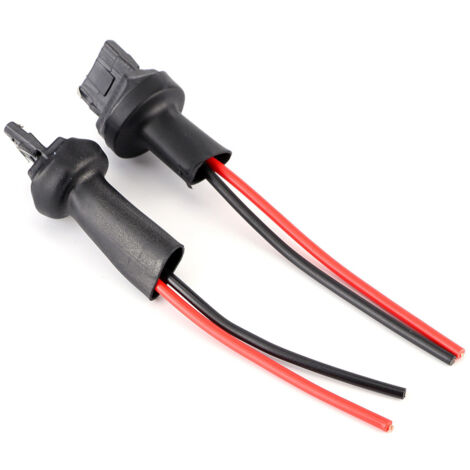 Paquete de 2 adaptadores de cableado macho T20/7440/992, cables de cobre para luces de señalización (1/5)