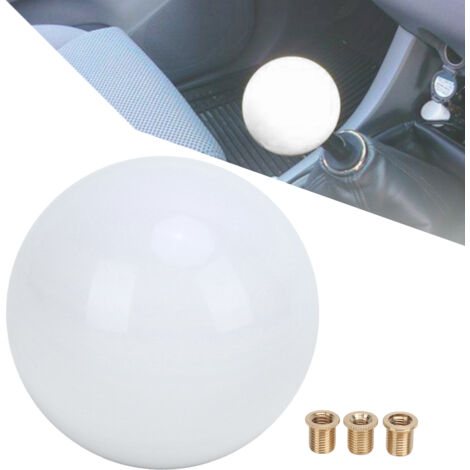 Válvula de aguja para caja de cambios con adaptadores de acero - 54 mm de diámetro en acrílico blanco - Compatible con WRX y MT M12x1.25 (1/5)