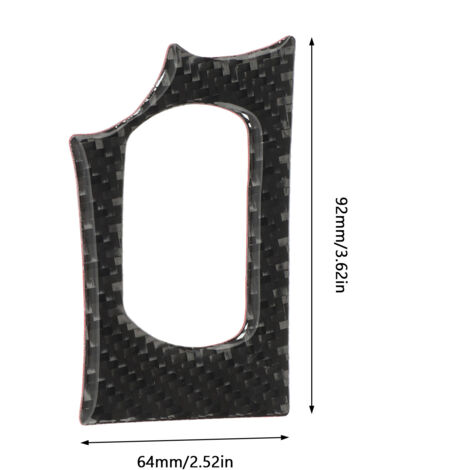 Adhesivo de fibra de carbono para el interruptor de encendido del Corvette C6 2005-2007