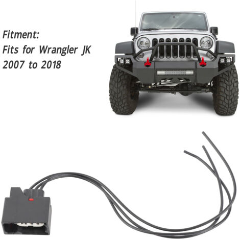 Conector de faro delantero/intermitente 68065016AB - Compatible con Jeep Wrangler JK 2007-2018 - Conector y arnés de repuesto (1/5)