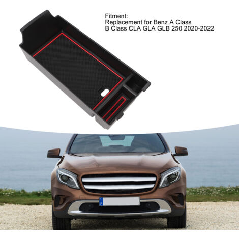 Compartimento de almacenamiento para el reposabrazos de Mercedes AB CLA GLA GLB (1/5)