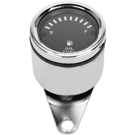 Indicador de nivel de aceite LED universal de 12 V para motocicleta y automóvil - Indicador eléctrico con carcasa de aluminio (1/5)