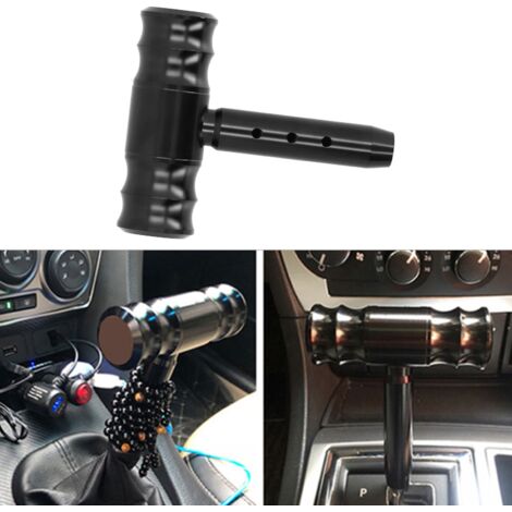 Válvula de aguja de velocidad de aleación de aluminio negro - Accesorio universal para modificación de automóviles (1/5)