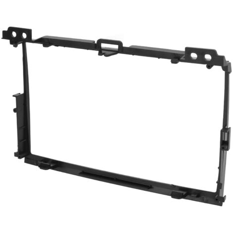 Marco para sistema de navegación Toyota Land Cruiser Prado (2009+) - Soporte para radio de 9 pulgadas, ABS negro - Fácil instalación, compatibilidad garantizada.