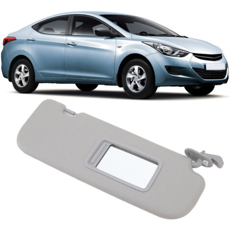 Parasol para pasajero, color gris, para Hyundai Elantra 2011-2015 con espejo de maquillaje - Pieza original 852103X000TX
