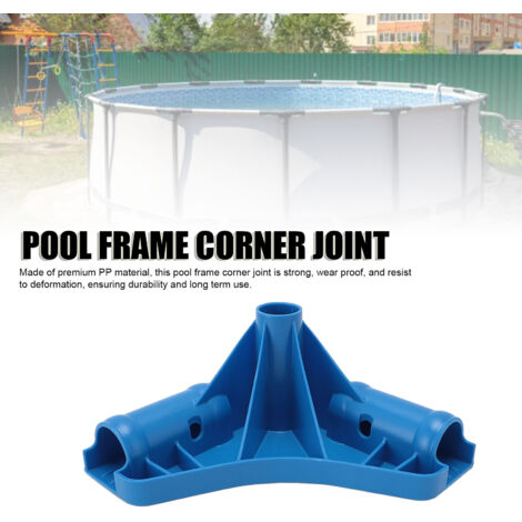 Junta de esquina para marco de piscina de PP - Conector para modelo P61016 - Mayor estabilidad estructural