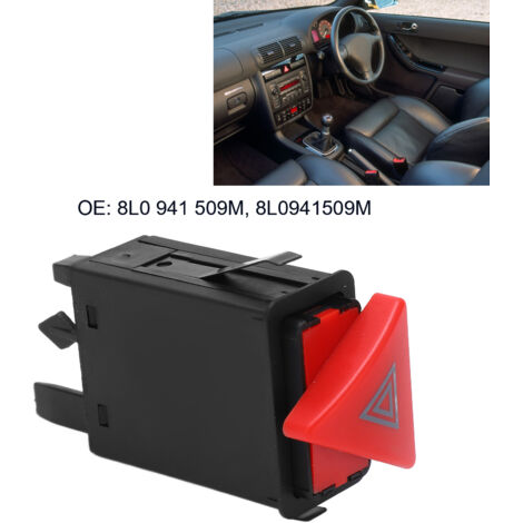 Interruptor de intermitentes de emergencia 8L0 941 509M para Audi A3 (1996-2001) (1/5)