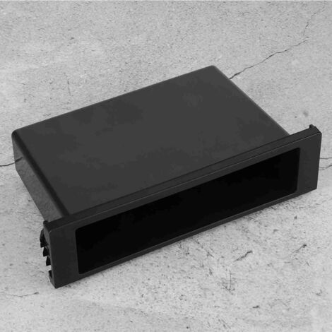 Caja de almacenamiento para radio de coche 1DIN para Chevrolet Cruze - Organizador de consola, negro (1/5)
