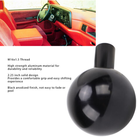 Aguja de velocidad de aluminio anodizado negro M16x1.5 para transmisión Cummins (1/5)