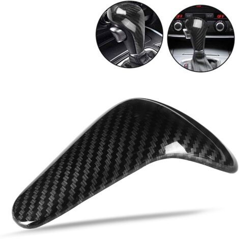 Pomo de palanca de cambios de fibra de carbono para Audi A6 y A7 (2015-2018) - Cubierta de ABS, diseño deportivo (1/5)