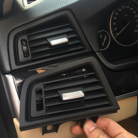 Rejilla de ventilación del salpicadero izquierdo - Panel de salida de aire acondicionado ABS - Compatible con Serie 5 F10/F11/F18 (2010-2017) - Número de pieza 6229166883