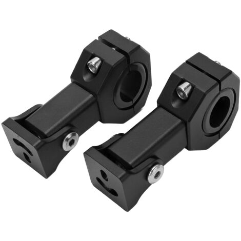 Soporte de montaje para faros delanteros M5 para motocicletas todoterreno - Juego de 2 con abrazadera ajustable de 18 a 30 mm (1/5)
