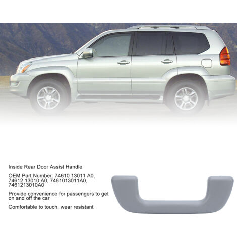 Asa trasera interior con clip GX470 J120 2003-2009 ABS Gris 7461013011A0 (1/5)