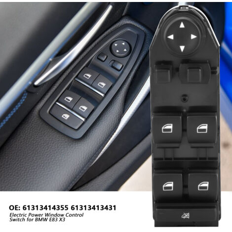 Control de elevalunas eléctrico para BMW E83 X3 - Interruptor OE de calidad superior 61313414355 (1/5)