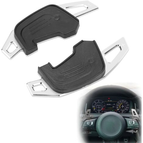 Extensiones de volante con levas de cambio - Lamando GTS / Sagitar GLI - Aluminio plateado, 2 piezas (1/5)