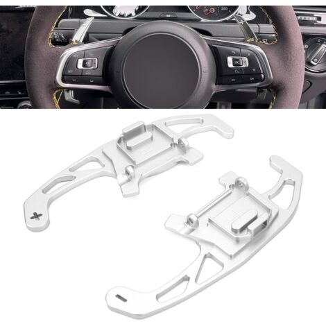Levas de cambio para Volkswagen Sagitar GLI 2016-2019 - Extensión de aluminio plateado (1/5)