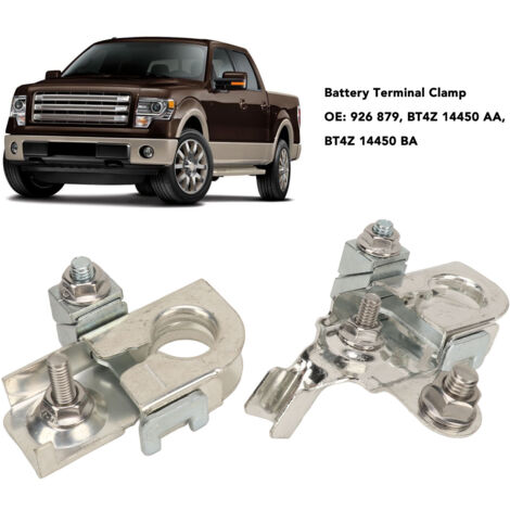 Juego de terminales de batería de 2 piezas - BT4Z 14450 BA - Compatible con Ford Fusion Edge Explorer Taurus Flex (1/5)